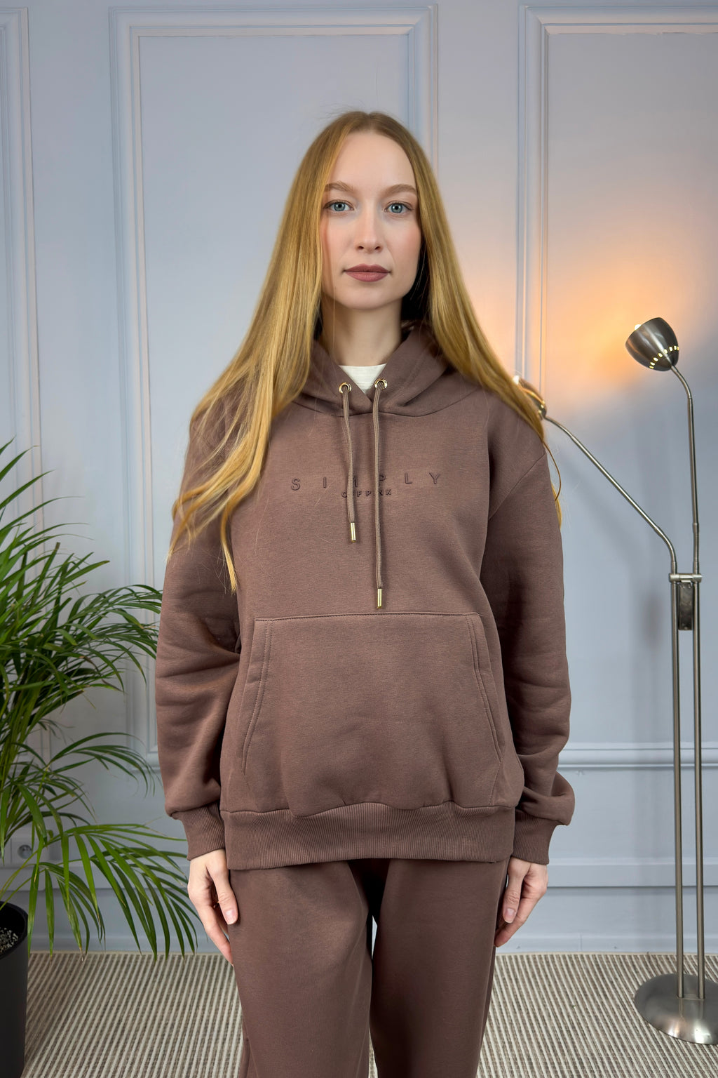 Komplet dresowy „SIMPLY” – czekoladowy